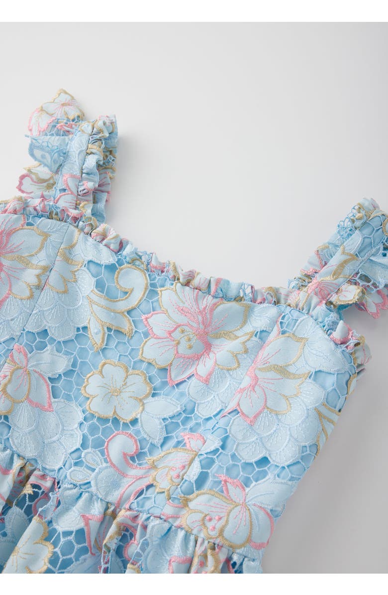 Marlo Kids Lilia Embroidered Mini Dress, Alternate, color, Floral