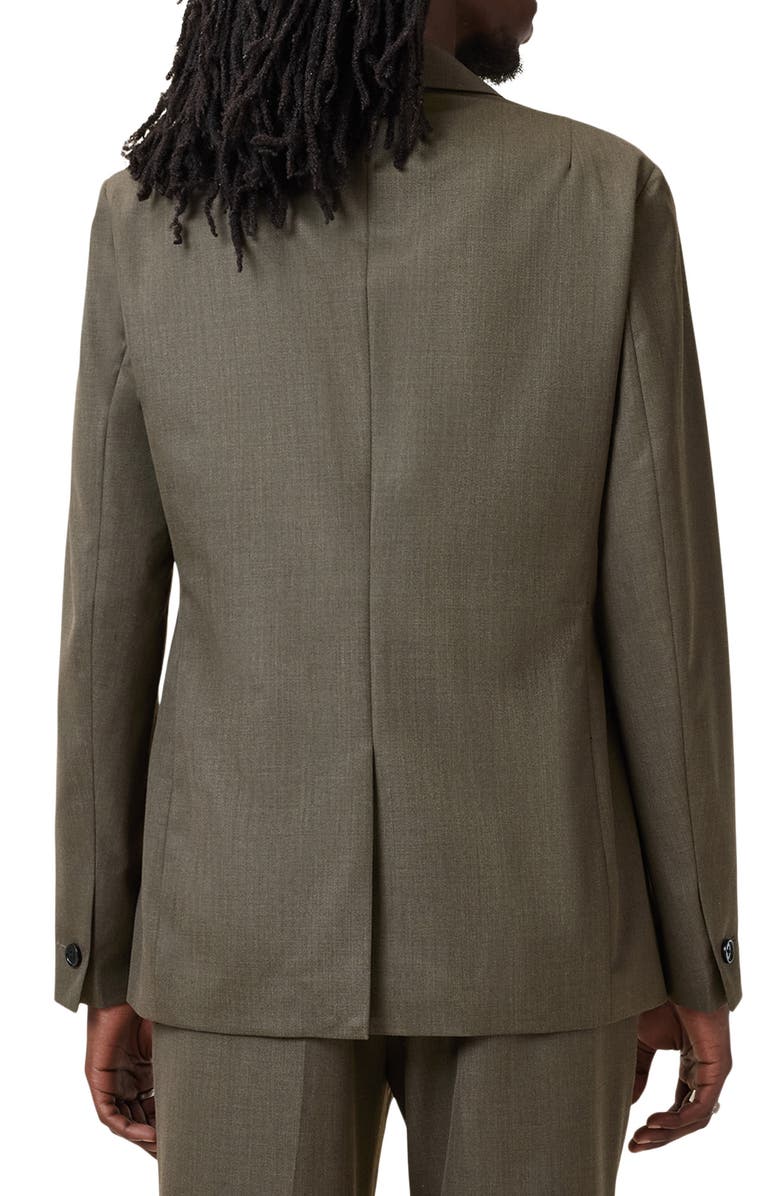 AllSaints Ward Khaki Brown Twill Sport Coat, Alternate, color, 