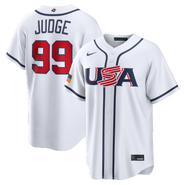 Nike Men's Nike Aaron Judge White USA Baseball 2026 World Baseball Classic Home Stadium Jersey