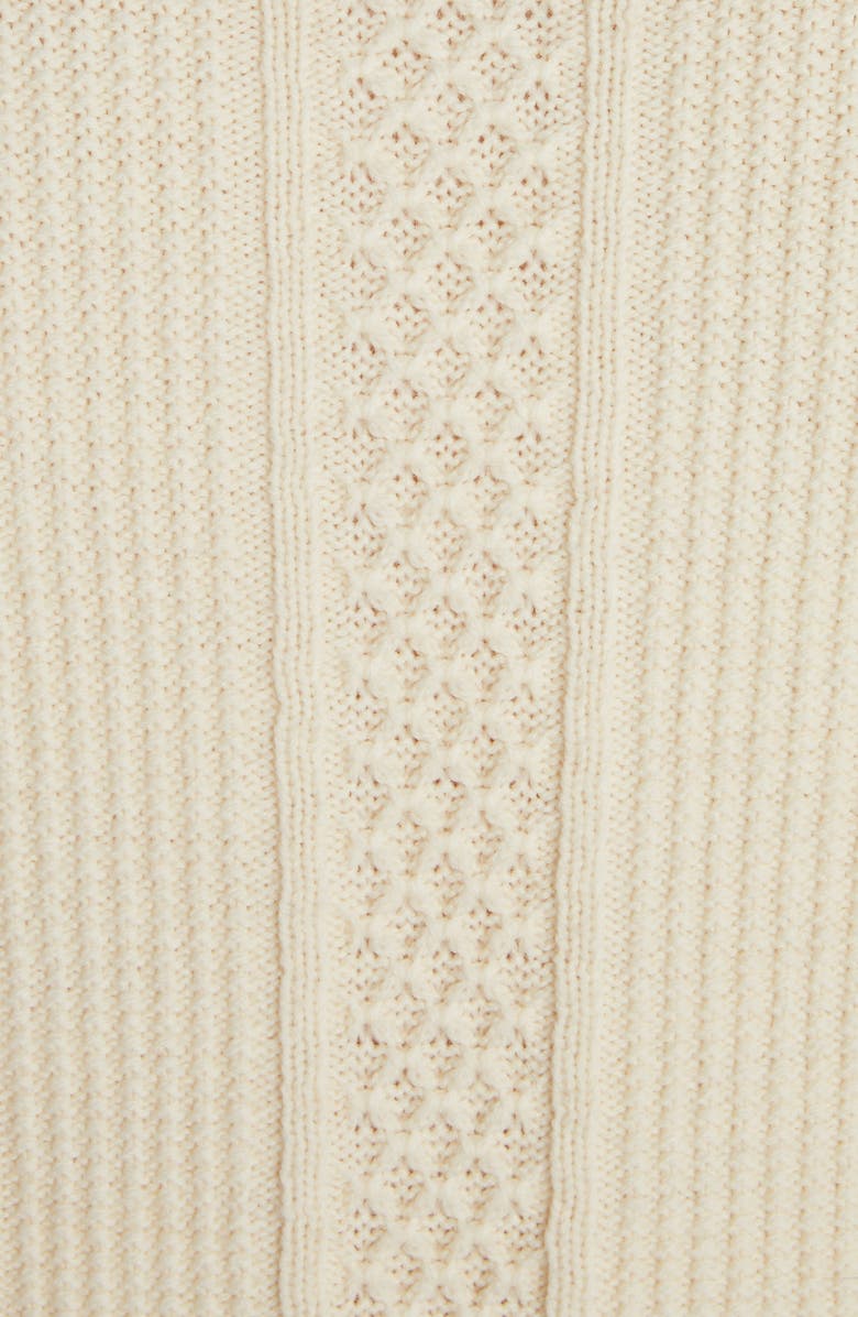 Golden Goose Journey Embroidered Wool Sweater, Alternate, color, 