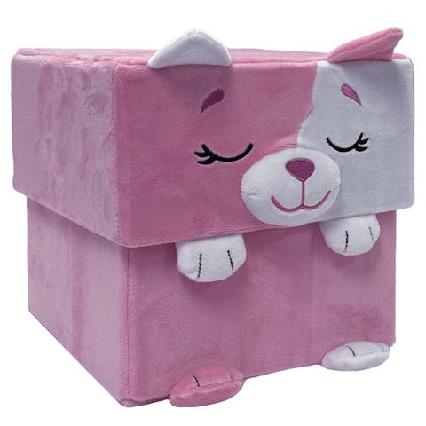 Adorable Storables Cat Pink & White 8 Inches Ages 1+