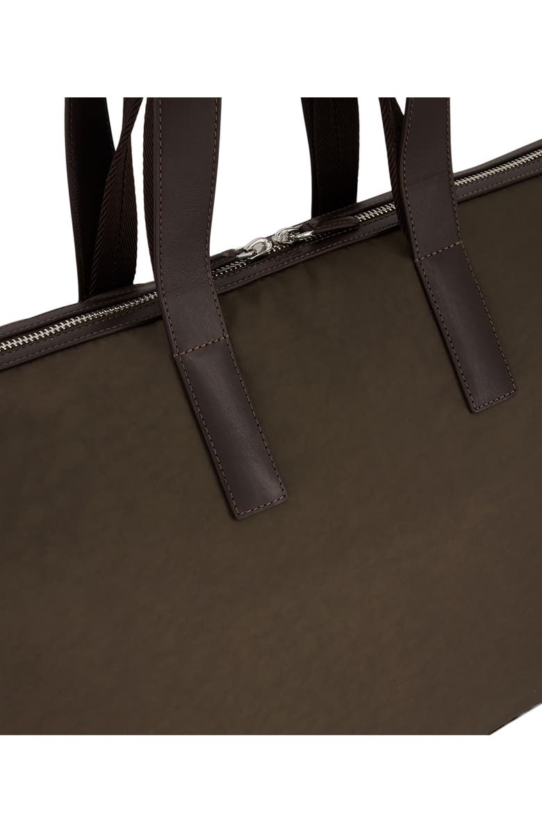 Vince Ventura Recycled Nylon Carryall Shoulder Bag, Alternate, color, Cacao Soft Nylon