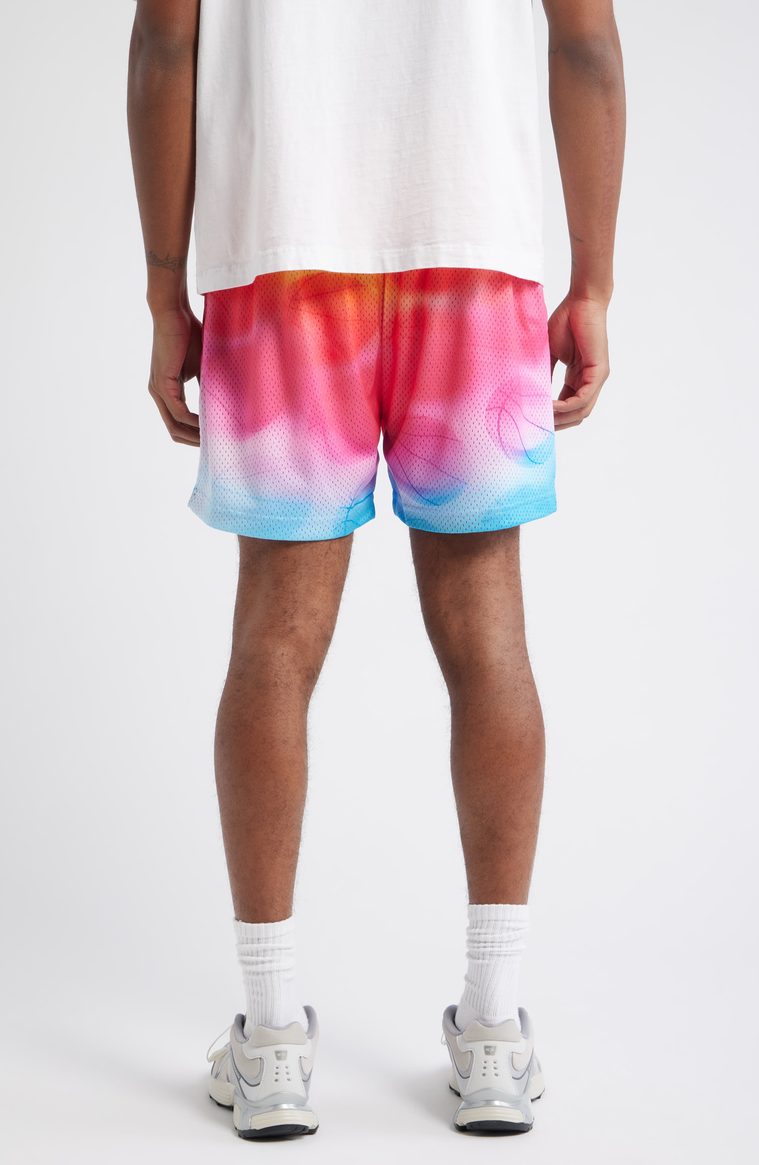 OVERTIME Elite RWE Mesh Basketball Shorts (Men) | Nordstromrack