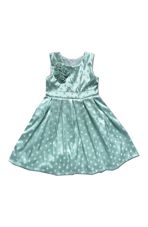 Kids' Satin Polka Dot Dress (Toddler, Little Kid & Big Kid)