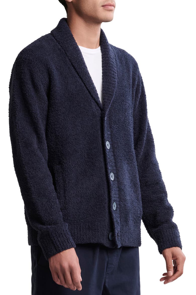 CozyChic® Shawl Collar Cardigan, Alternate, color, INDIGO