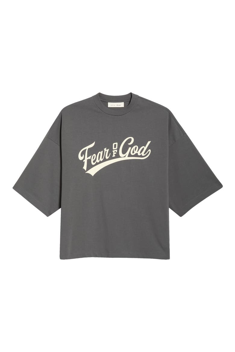 Merch Logo Graphic Cotton T-Shirt, Alternate, color, IRON GREY