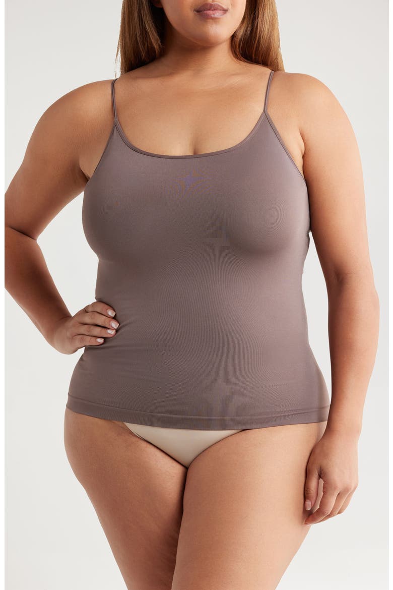 Seamless Layering Camisole, Main, color, GREY PLUM