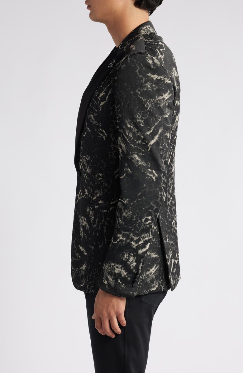 John Varvatos Star USA Patterned Peaked Lapel Dinner Jacket, Alternate, color, Multi