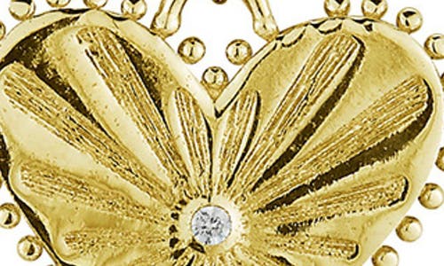 Sphera Milano Cubic Zirconia Heart Pendant Necklace In Gold
