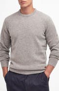 Barbour Essential Patch Wool Crewneck Sweater