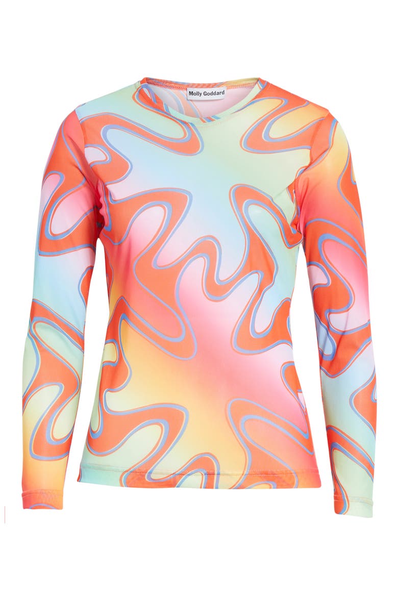 Freddie Long Sleeve Mesh Tee, Alternate, color, WARP RAINBOW