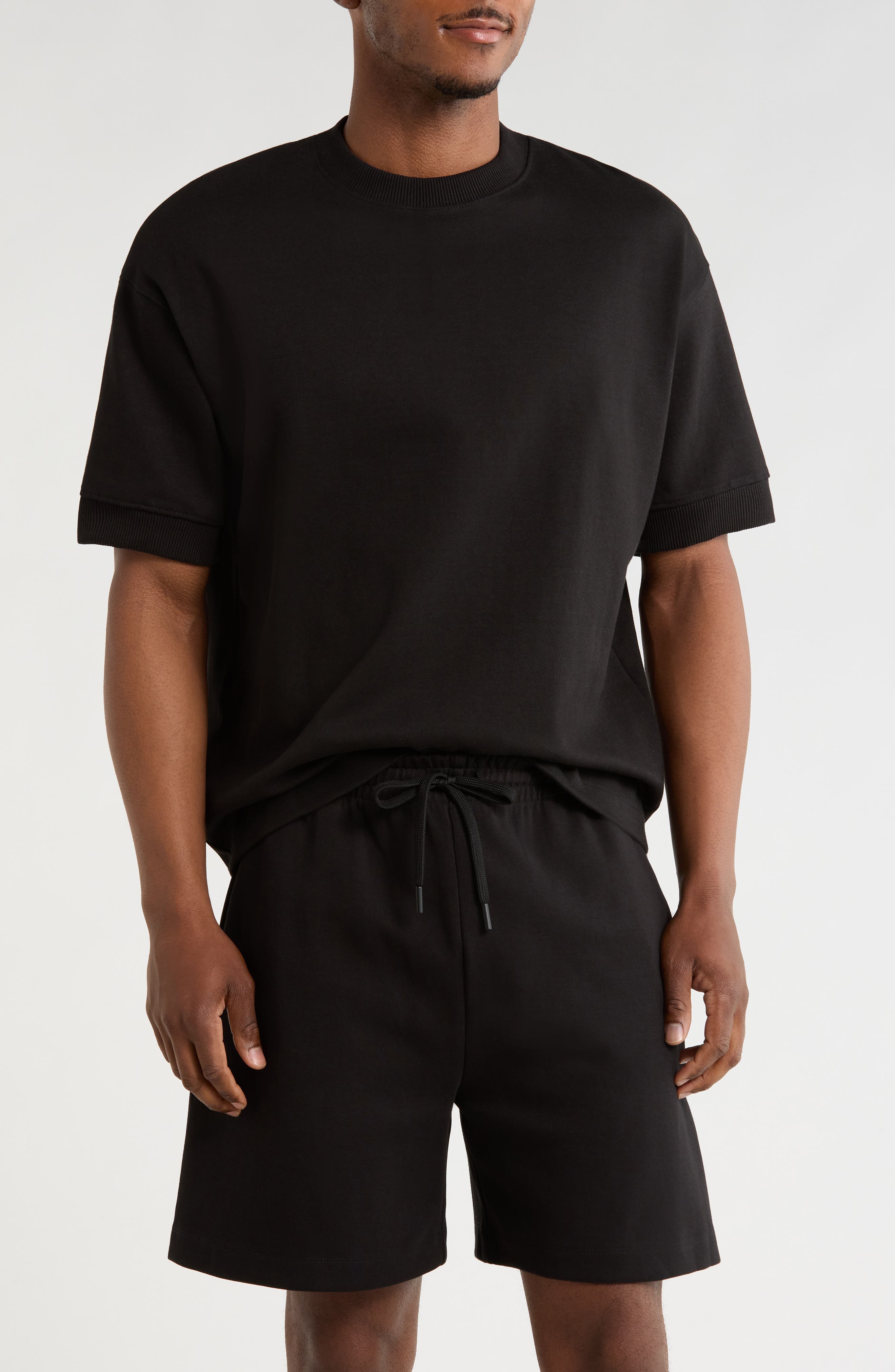 DENIM AND FLOWER Heavyweight Oversize T-Shirt & Shorts Set