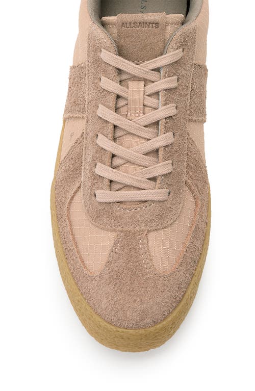 Allsaints Jaimee Low Top Ripstop Sneakers In Rose Dust Pink
