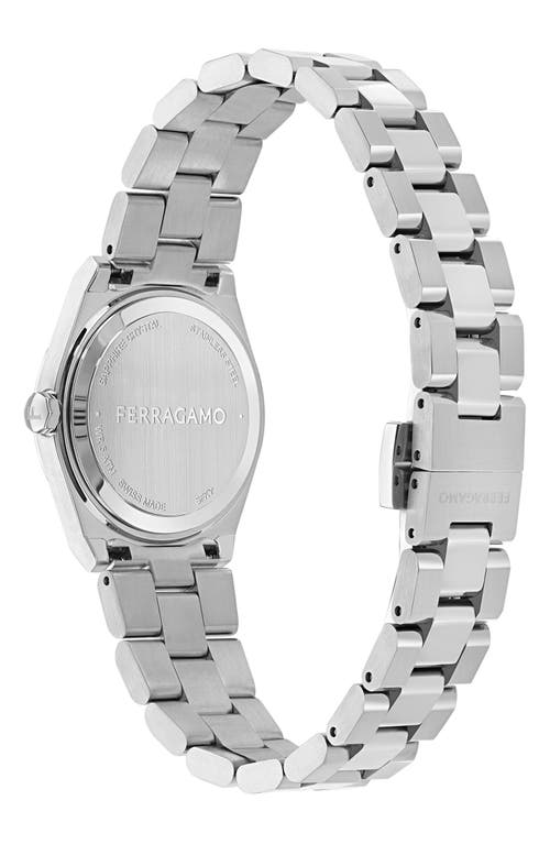 Ferragamo Vega Upper East 28mm In Stainless Steel