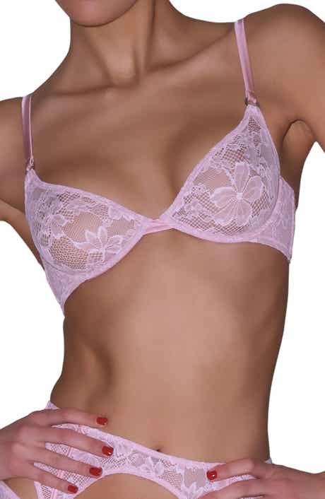Fleur Du Mal Le Stretch Lace Demi Bra