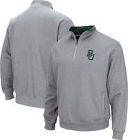 COLOSSEUM Men's Colosseum Heathered Gray Baylor Bears Tortugas Team Logo Quarter-Zip Jacket