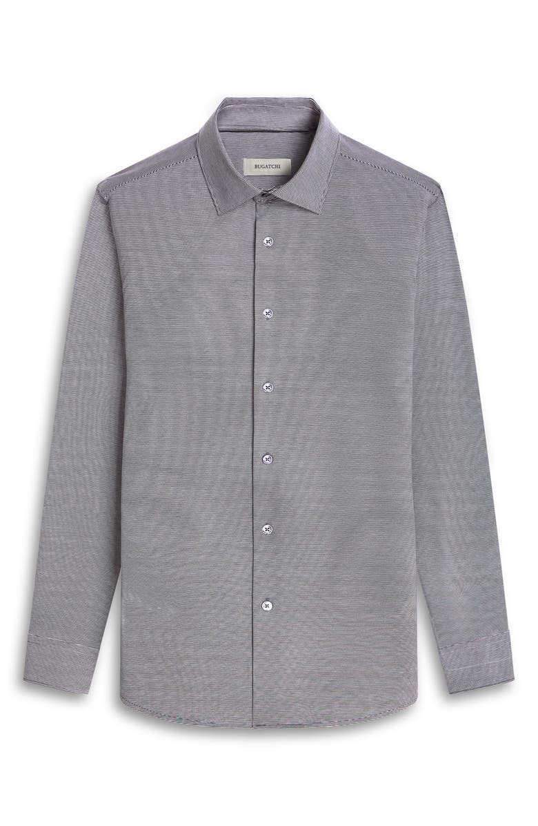 Bugatchi James OoohCotton<sup>®</sup> Button-Up Shirt, Alternate, color, Black