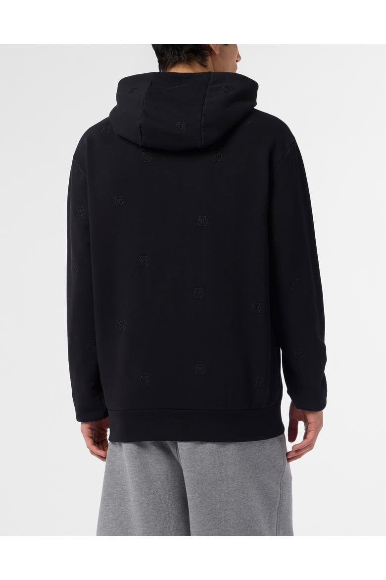 Tracksuit Joggers Monogram Embroidery Men, Alternate, color, black