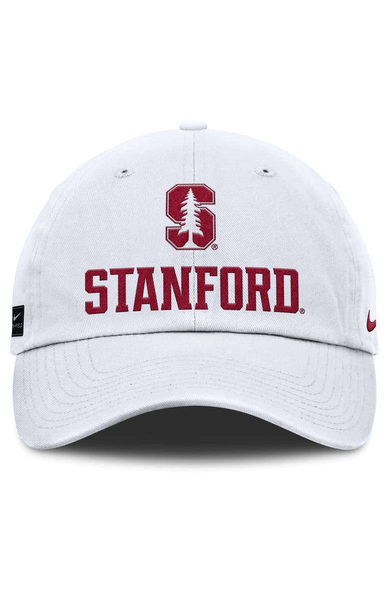 Nike Men's Nike White Stanford Cardinal 2025 Sideline Club Adjustable Hat, Alternate, color, 