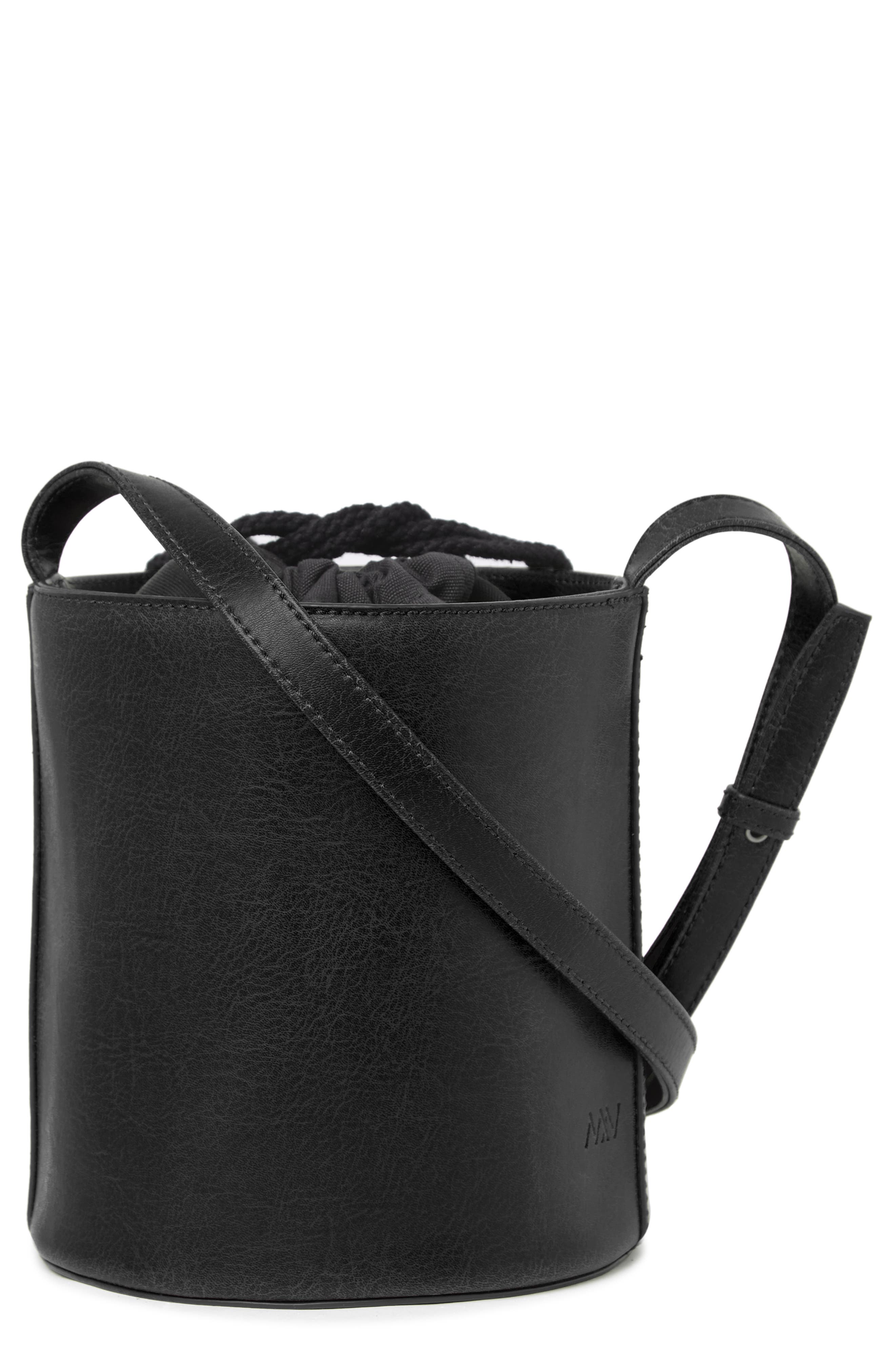 MATT AND NAT Vintage Bucket Bag, Alternate, color, BLACK