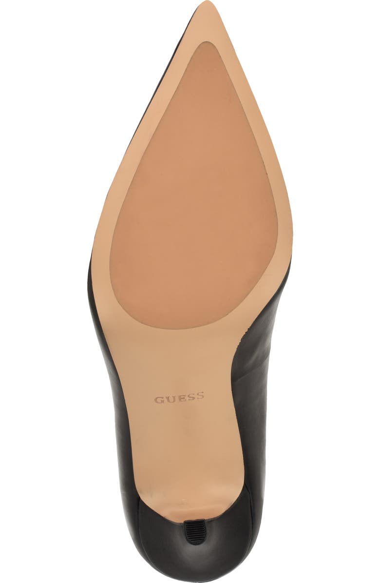 GUESS Prindy Croc Embossed Pump, Alternate, color, Black