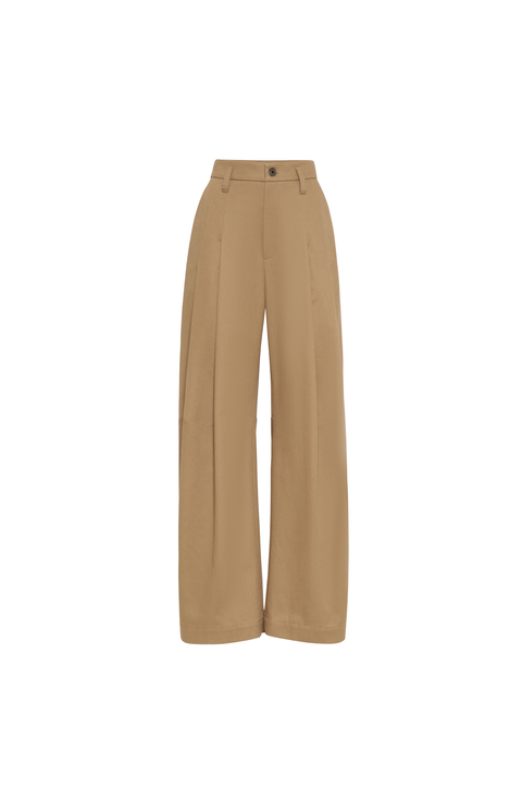Five-pocket baggy trousers