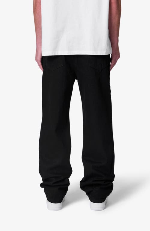 Mnml Raw Baggy Jeans In Black