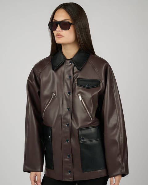 Cocoon Leather Jacket