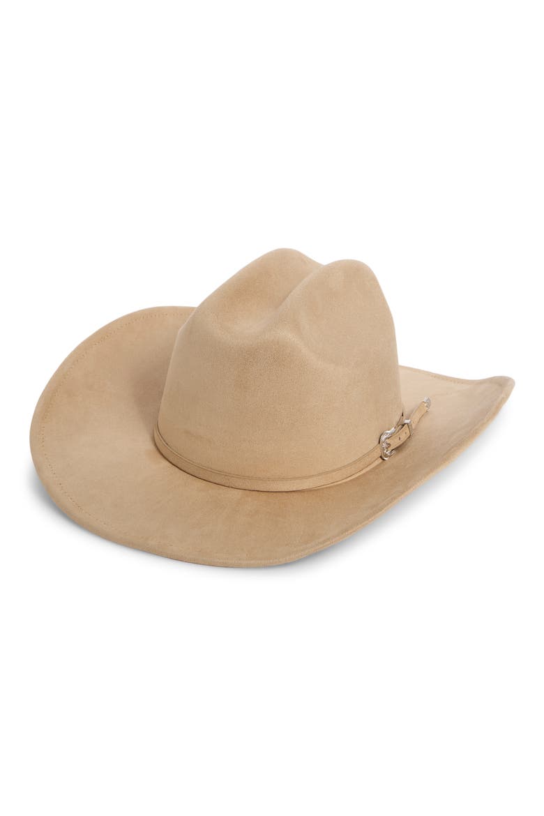 Baby Buckle Western Cowboy Hat, Main, color, BEIGE SAND