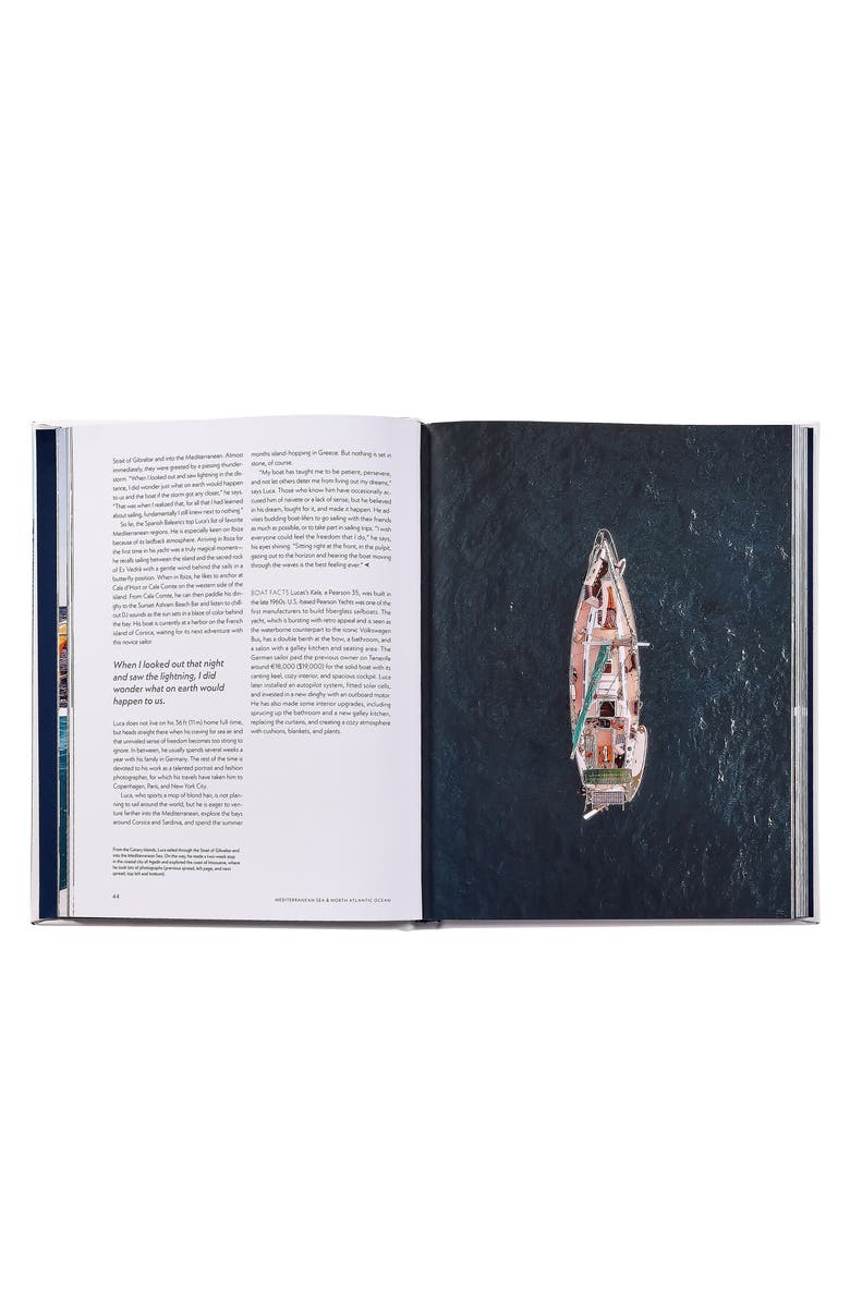 Graphic Image Boatlife Exploring the Freedom of Maritime Living Leather Edition, Alternate, color, White