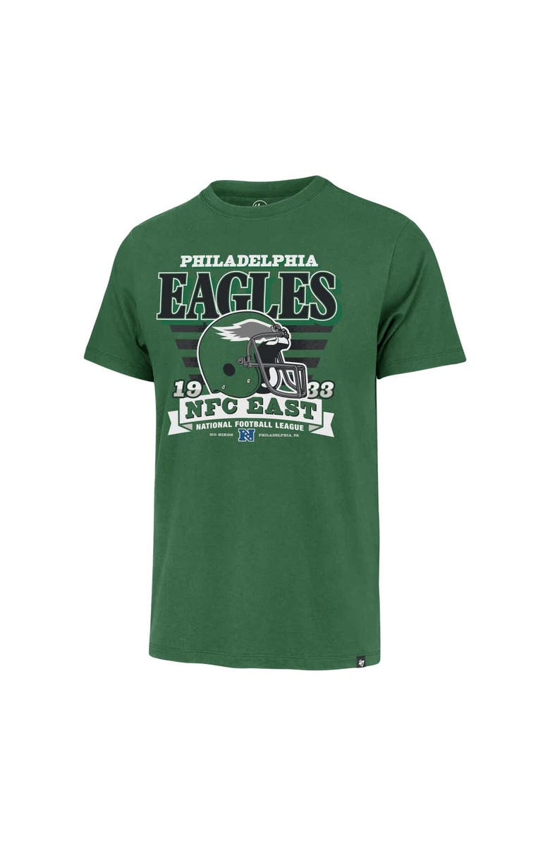 
47 Men
s 
47 Kelly Green Philadelphia Eagles Stripe Splash Franklin Throwback T-Shirt, Alternate, color, Kelly Green