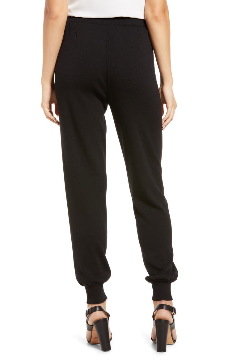 Knit Joggers, Alternate, color, BLACK