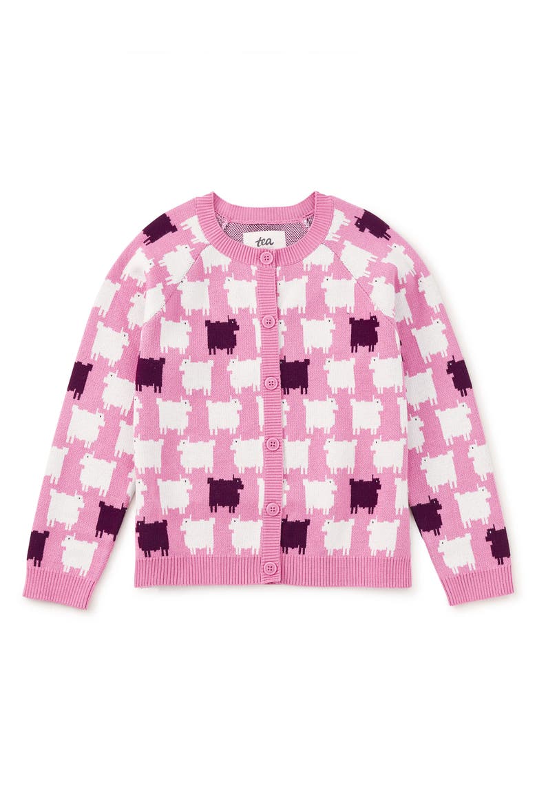 Baa Baa Black Sheep Cardigan, Main, color, Baa Baa Black Sheep