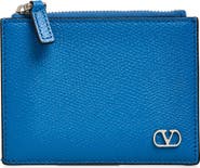 Valentino VLOGO Lambskin Leather Coin Purse & Card Case