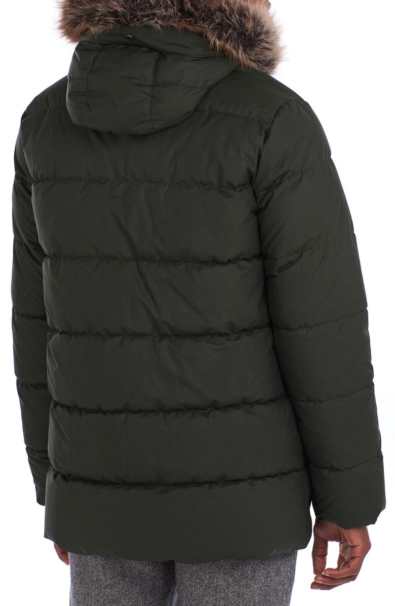 Barbour Sage Quilted Parka, Alternate, color, 