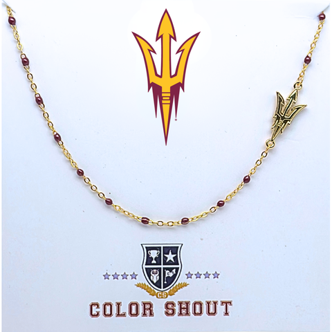 Arizona State University Side Necklace