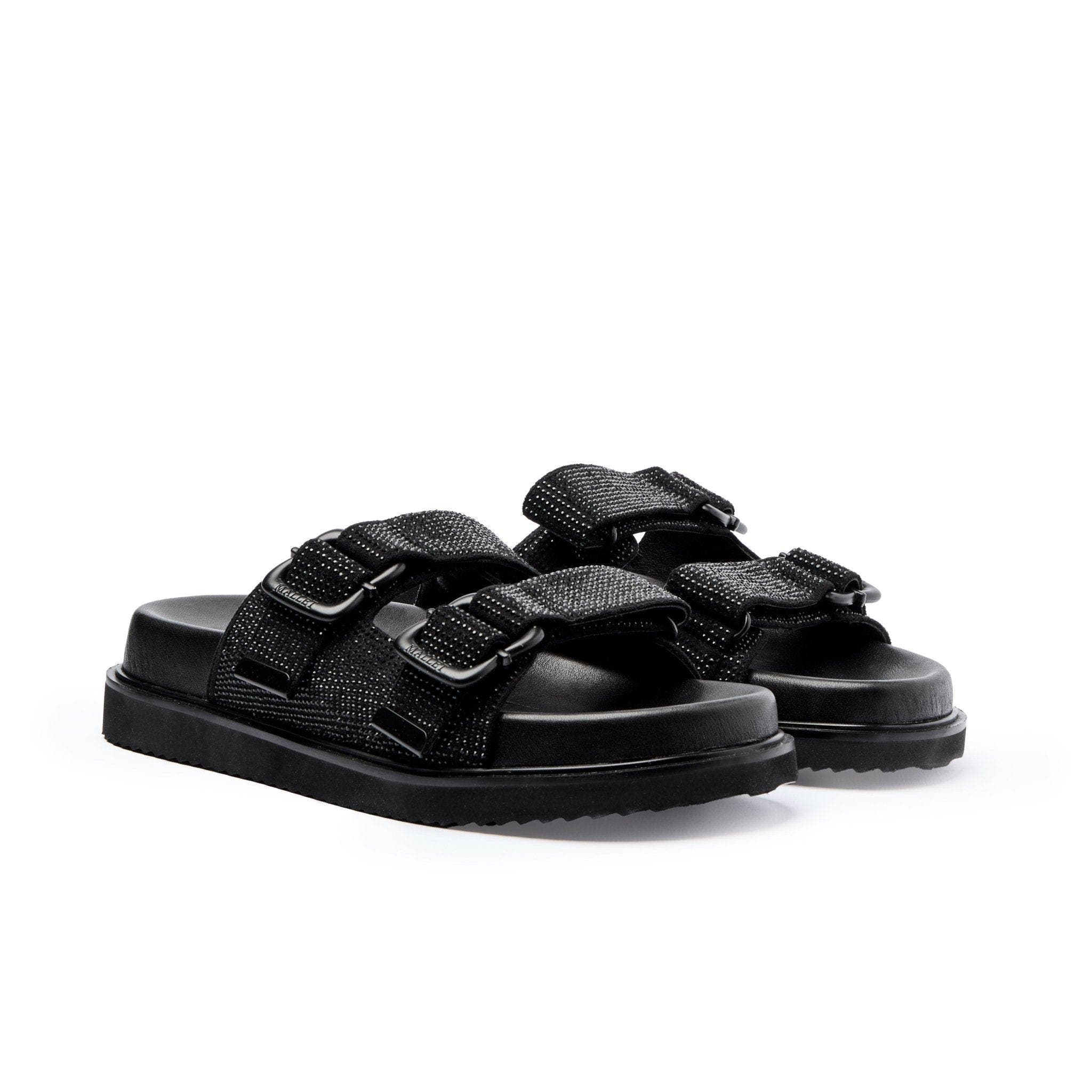 Sadie Diamante Sandals, Alternate, color, Black