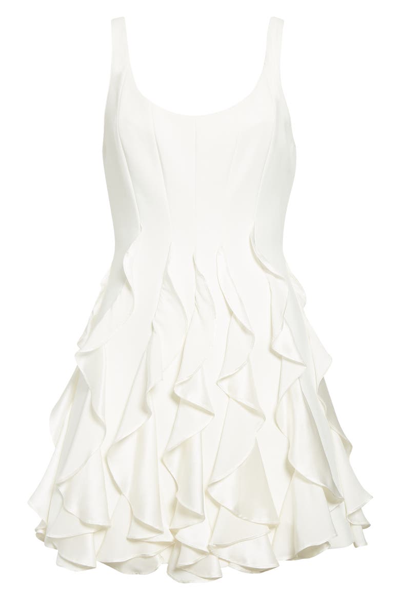 Madlin Ruffle Minidress, Alternate, color, IVORY