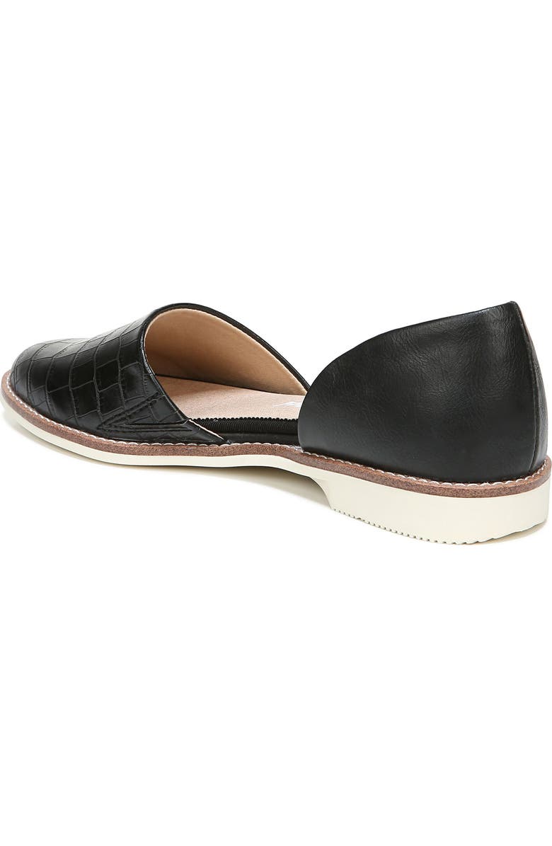 Dr. Scholl's Choice Croc Embossed d'Orsay Flat, Alternate, color,