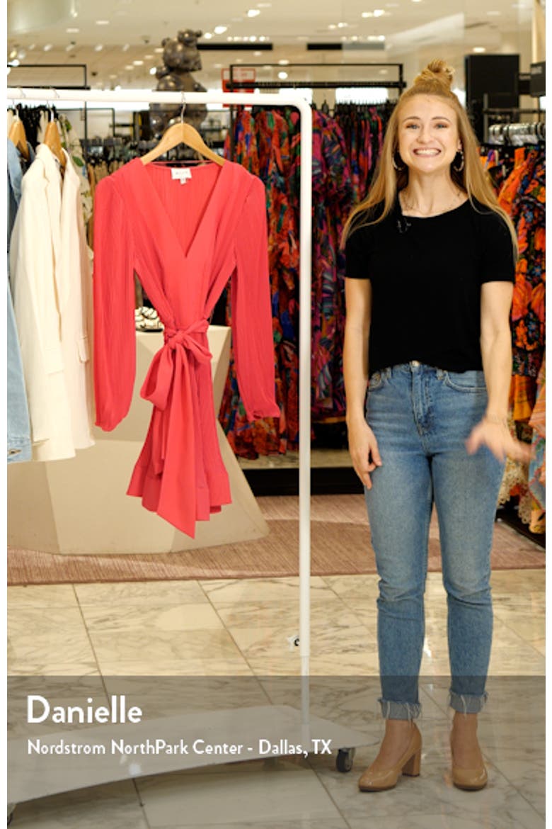 Liv Long Sleeve Pleated Dress video