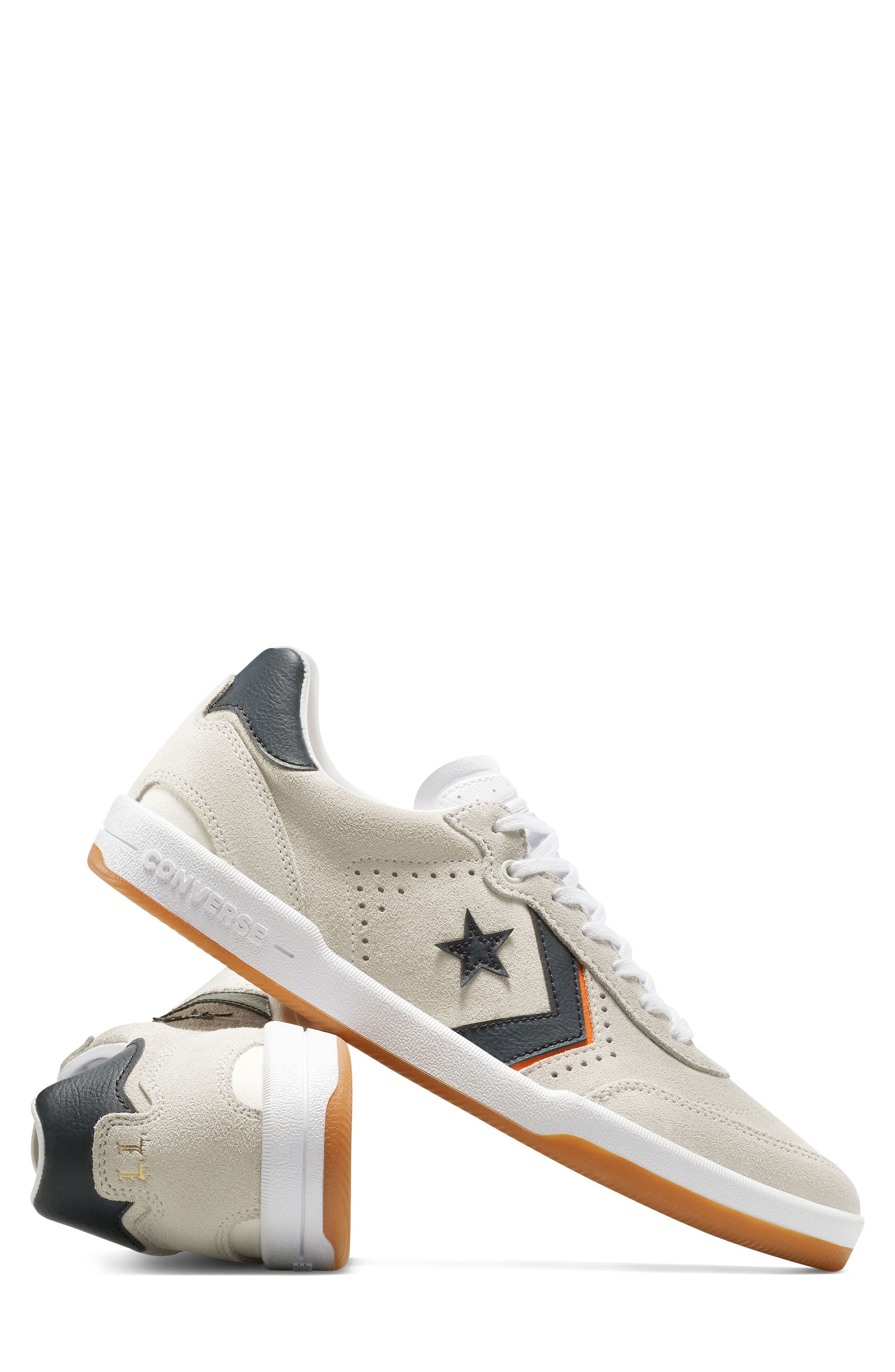 x Louie Lopez Pro 2 Skate Shoe, Alternate, color, EGRET/ WHITE/ ORANGE