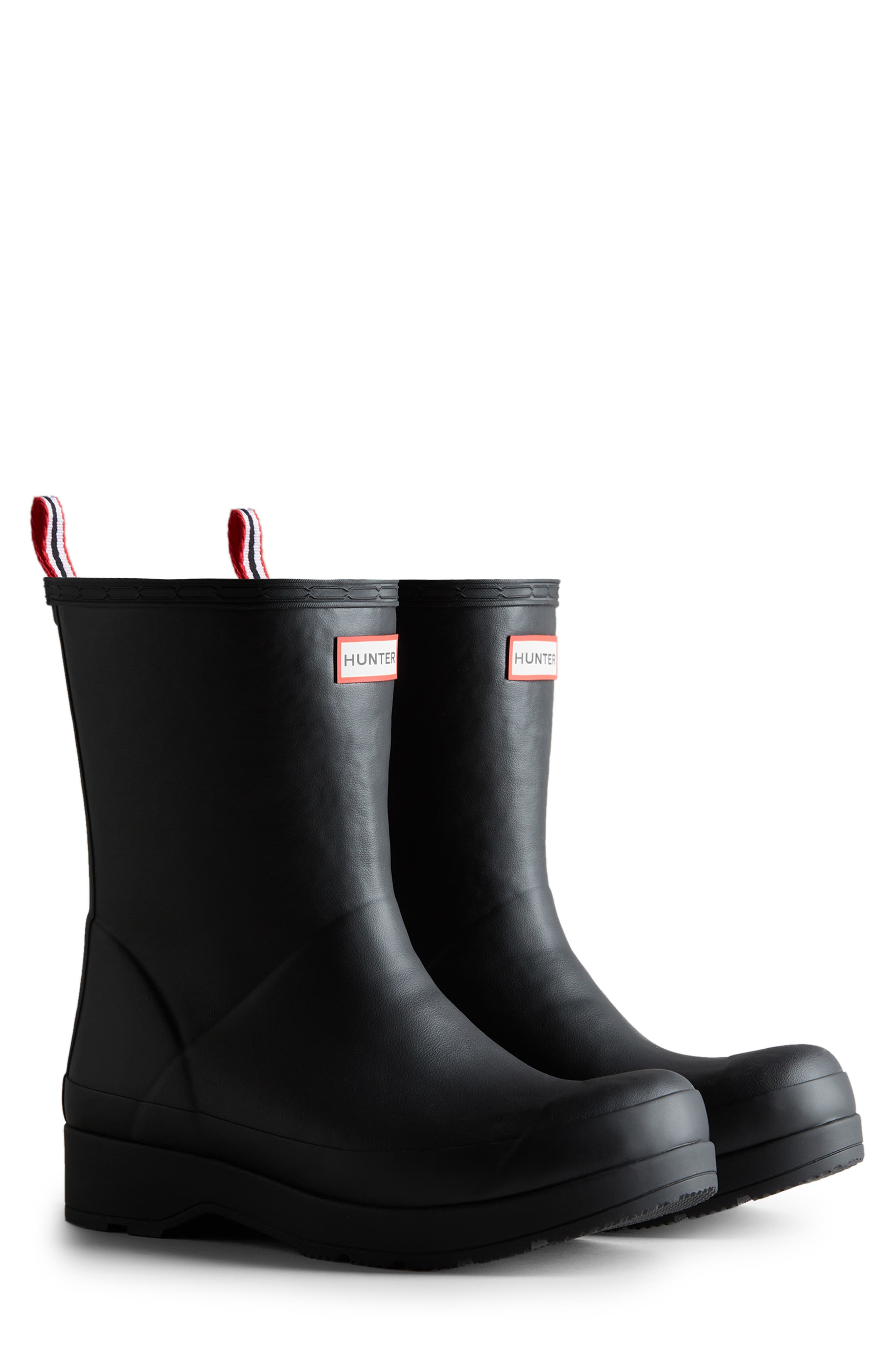 Hunter Play Mid Fleece Lined Waterproof Boot, Main, color, 