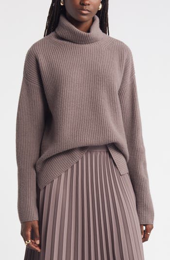 Nordstrom Wool & Cashmere Rib Turtleneck Sweater | Nordstromrack Nordstrom Wool & Cashmere Rib Turtleneck Sweater | Nordstromrack