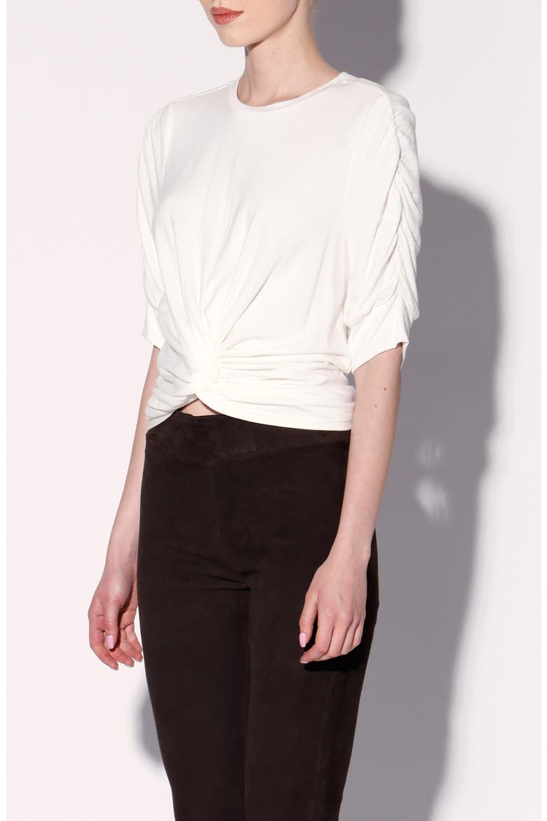 Holly Twist Top, Alternate, color, WHITE