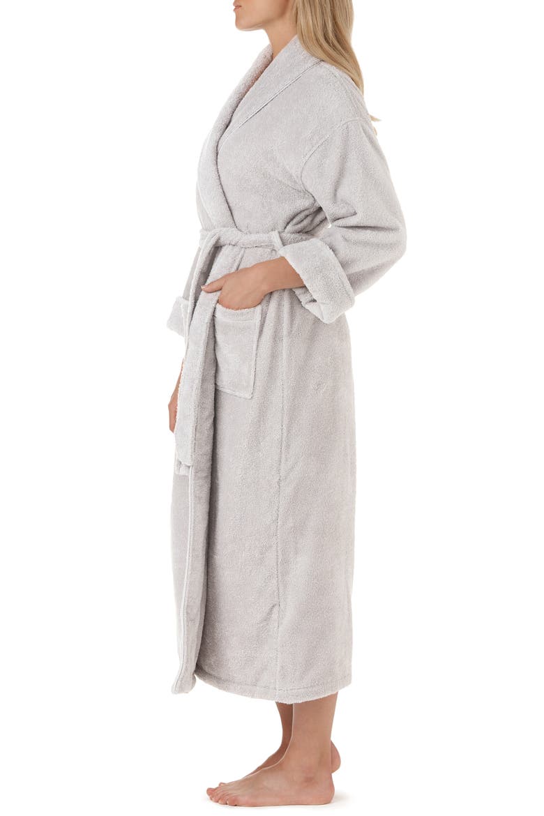 Unisex Classic Cotton Robe, Alternate, color, PEARL GREY