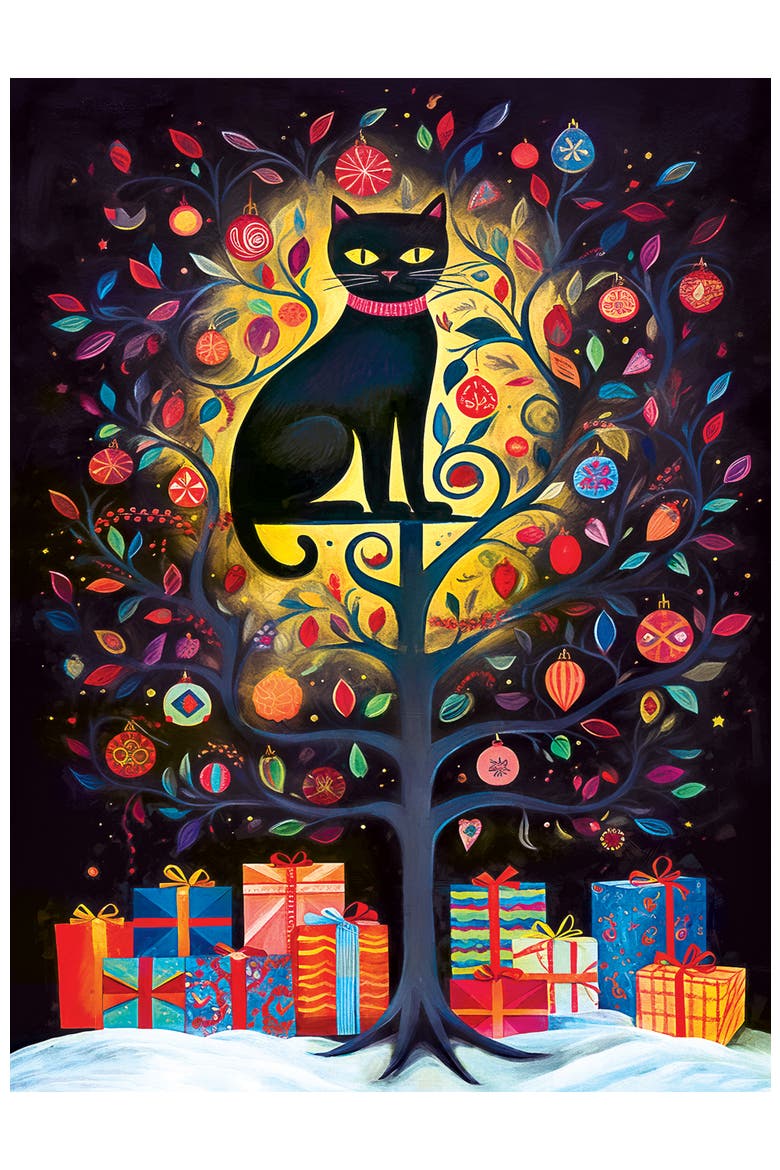 Hidden in the Tree 300 Piece Puzzle, Alternate, color, Multicolor