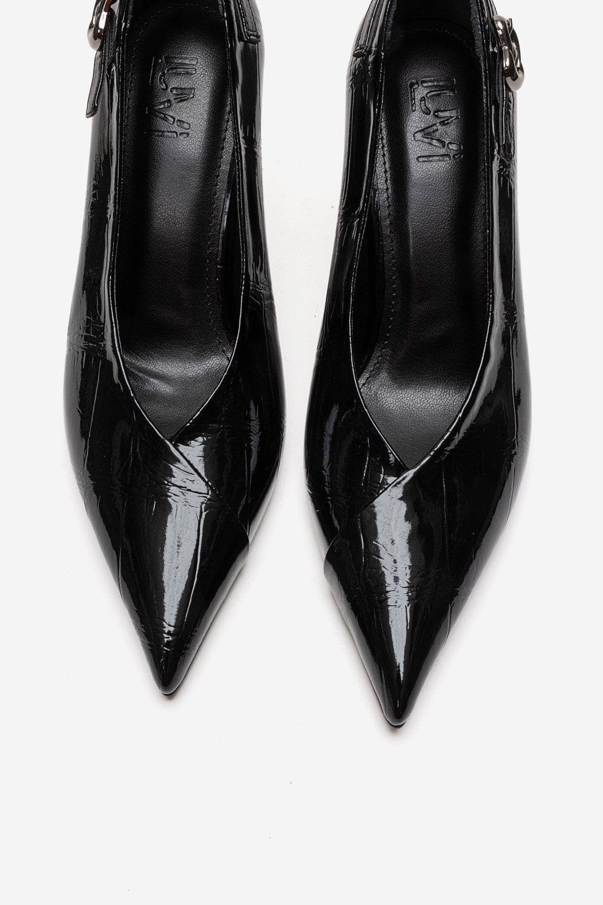 Molly Stiletto Pump, Alternate, color, Black Patent Print