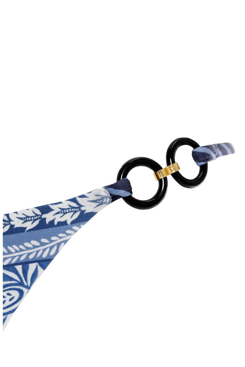 Maicie Batik Ring Bikini Bottoms, Alternate, color, BLUE