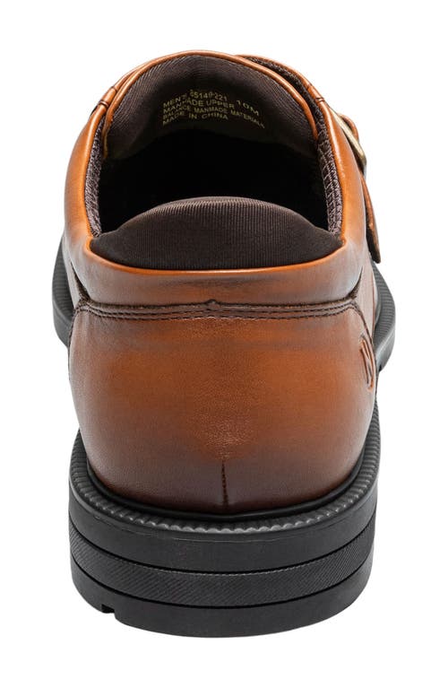 Nunn Bush Hero Plain Toe Monk Shoe In Brown