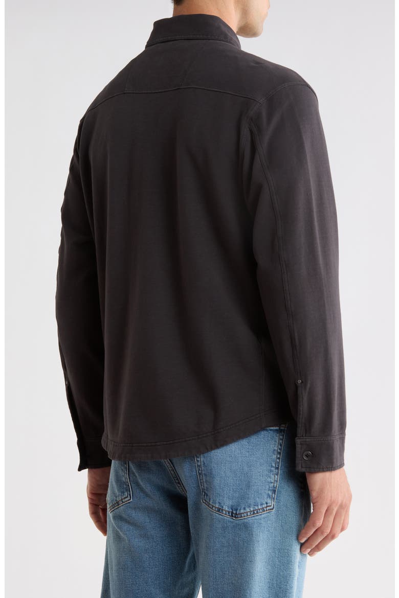 Ben and Terry Coastal Shirt Jacket, Alternate, color, COAL